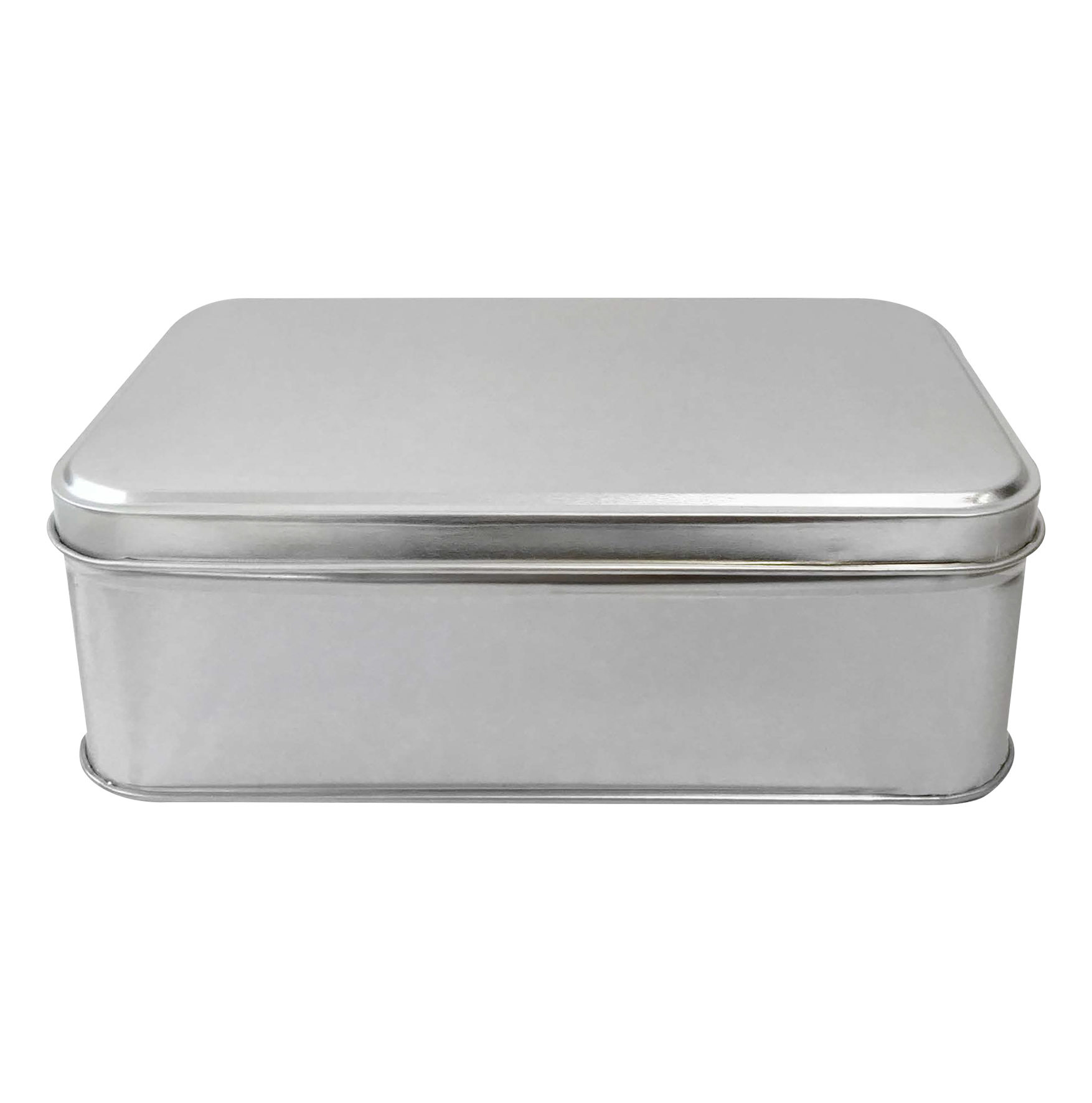 CAJA METÁLICA 168X105X64 ESTAÑADO-PLATA